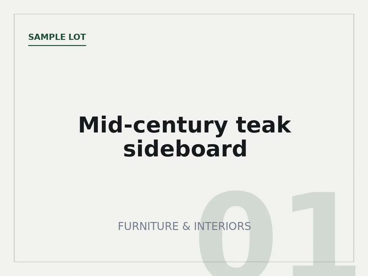 Mid-century teak sideboard